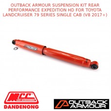 OUTBACK ARMOUR SUSP KIT REAR EXPD HD FITS TOYOTA LC 79S SINGLE CAB (V8 2017+)